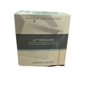 JimmyJane Afterglow Natural Massage Oil Candle in Cucumber Water Scent